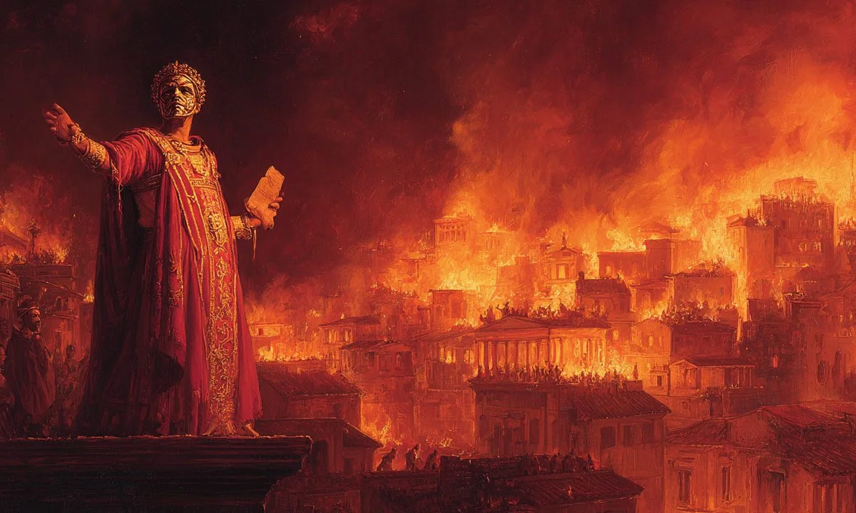Νέρων Ρώμη καίγεται