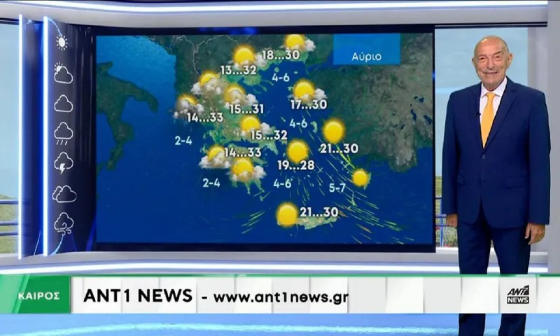 Καιρός για παραλία την Κυριακή! Το επιβεβαίωσε ο Τάσος Αρνιακός (vid)