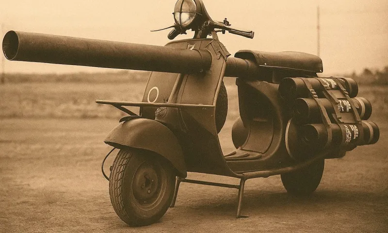 Vespa με μπαζούκα, το πιο γαλλικό πράγμα που φτιάχτηκε ποτέ για να καταστρέφει τανκς