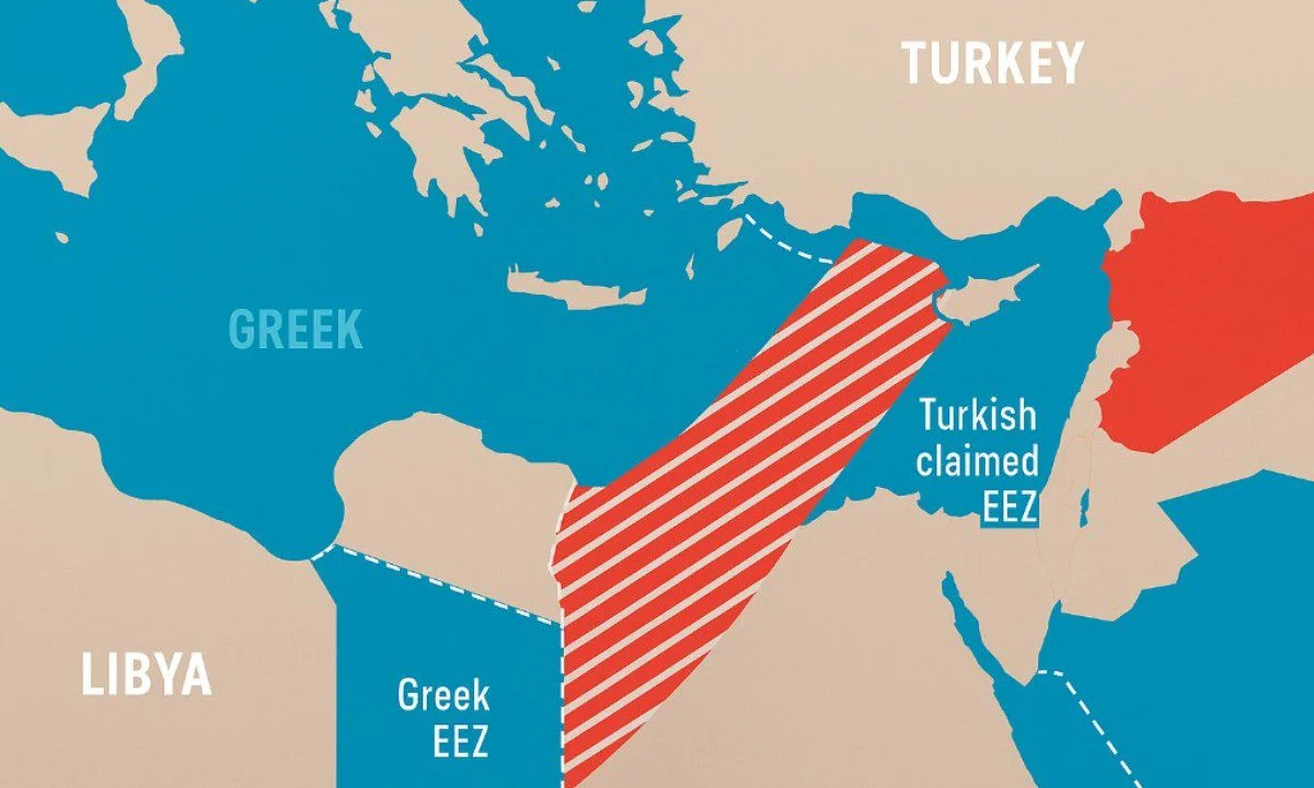 Η Άγκυρα εντείνει τις προκλήσεις με τη βοήθεια της Λιβύης, επαναφέροντας χάρτες που ακυρώνουν την ελληνική ΑΟΖ Τι κινήσεις ετοιμάζει η Αθήνα