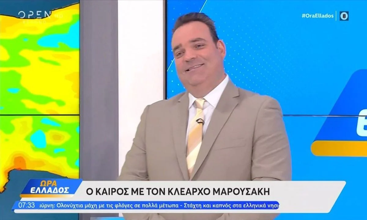 Κλέαρχος Μαρουσάκης: Μελτέμια, καύσωνας δυτικά και… διπρόσωπος Ιούλιος!