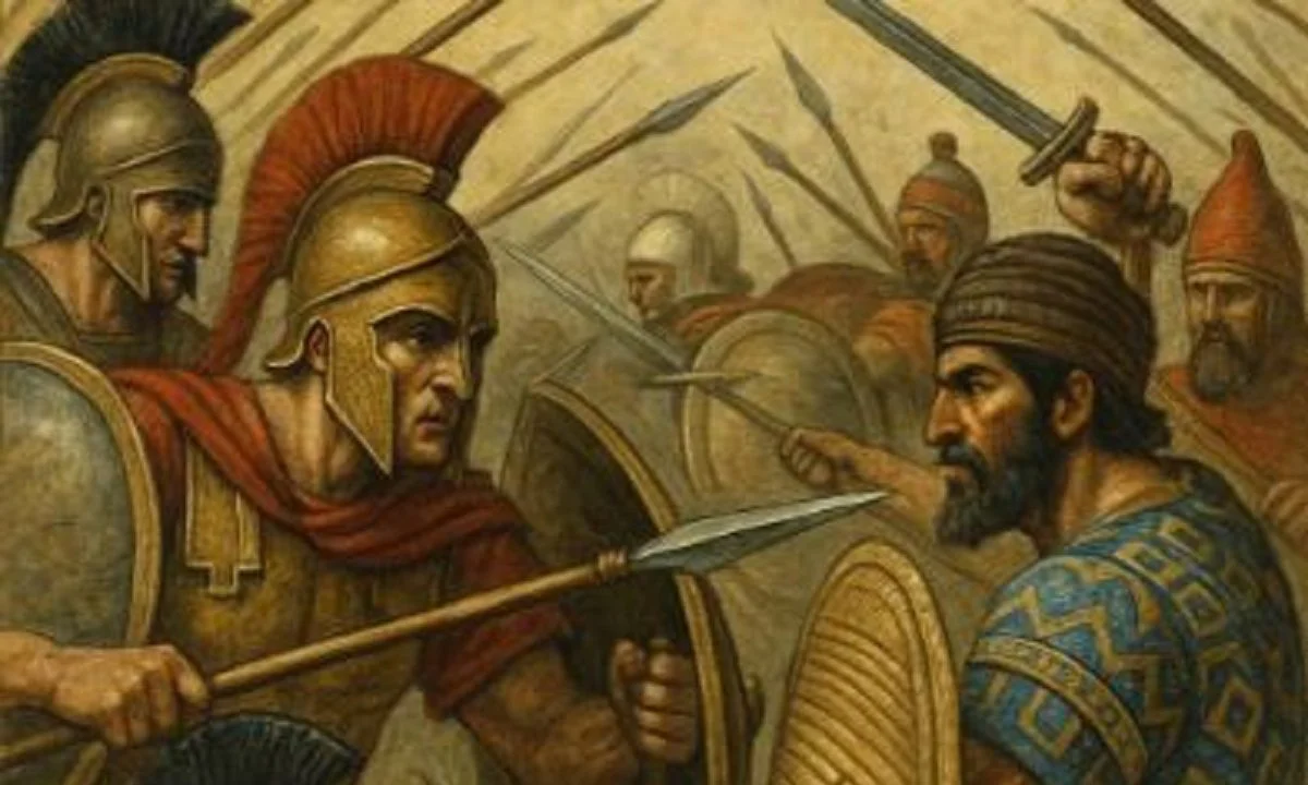 Αυτή είναι η πρώτη φορά που έχει καταγράψει η ιστορία πως οι Έλληνες ενώθηκαν προκειμένου να αντιμετωπίσουν έναν εχθρό