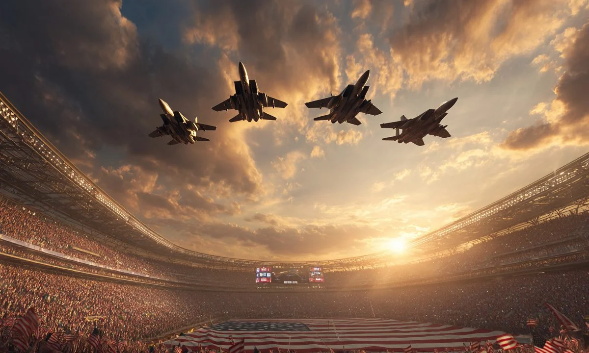 στρατιωτικά flyovers