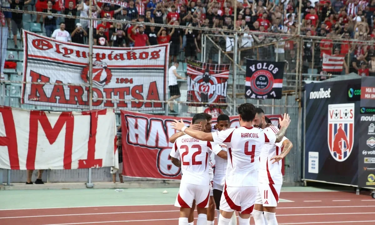 Βόλος – Ολυμπιακός για τη 2η αγωνιστική της Super League. Πού θα δείτε ζωντανά το παιχνίδι, το 2Χ2 που ψάχνουν οι «ερυθρόλευκοι» ν.