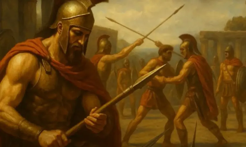 Ιωάννα Κ. Λάππα: Ο Μενέλαος εμψυχώνει τον βασιλιά Λεωνίδα