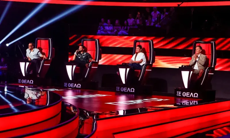 The Voice of Greece: Διπλή πρωτιά στους πίνακες τηλεθέασης – Εκτοξεύτηκαν τα Blind Auditions