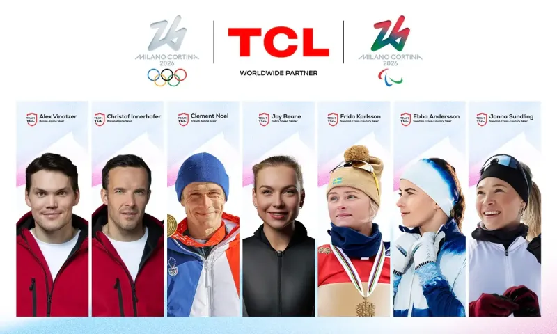 Η TCL Παρουσιάζει την Ομάδα Team TCL EU: Sports Ambassadors για τους Χειμερινούς Ολυμπιακούς Αγώνες Milano Cortina 2026