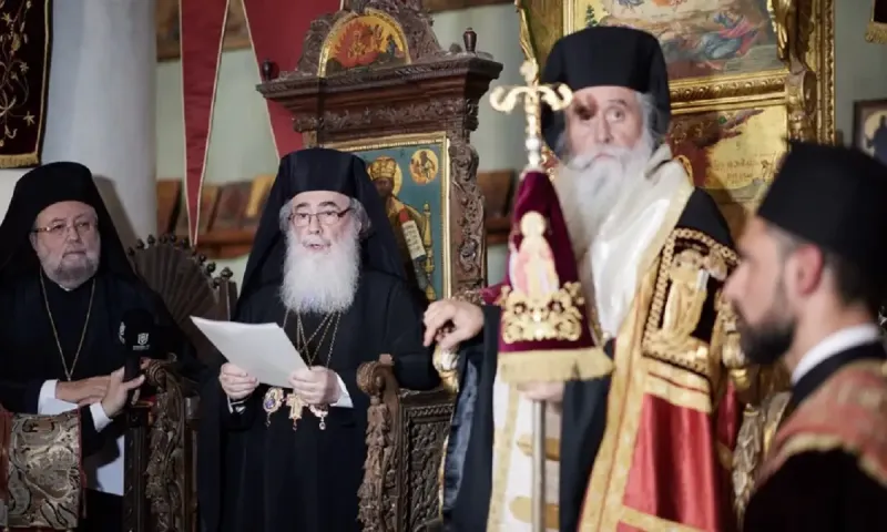 Λαμπρή ενθρόνιση του νέου Αρχιεπισκόπου Σινά Συμεών