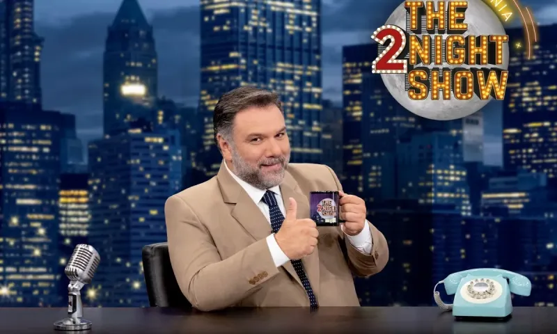 The 2Night Show – Ο Γρηγόρης Αρναούτογλου στην κορυφή της τηλεθέασης τον Οκτώβριο