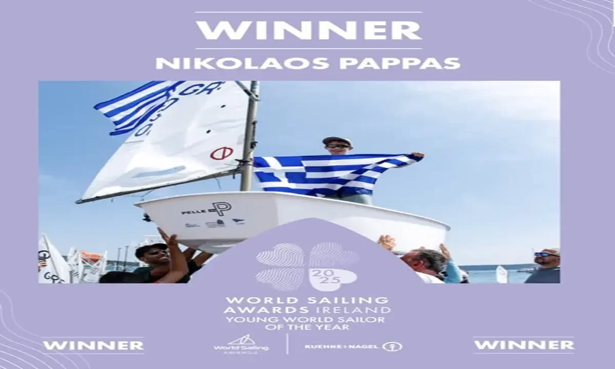 Κορυφαίος νέος αθλητής του κόσμου για το 2025 ψηφίστηκε ο Νικόλαος Παππάς του Ν.Ο. Βόνιτσας!