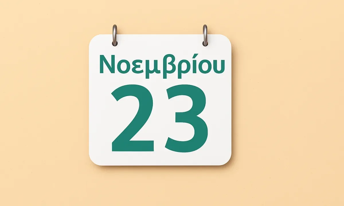 Ποιες ονομαστικές εορτές τιμώνται στις 23 Νοεμβρίου; Δείτε όλα τα ονόματα και τους Αγίους που γιορτάζουν σήμερα.