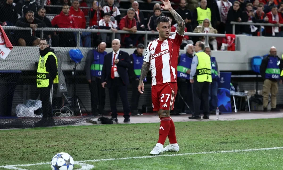 Θετική παρουσία ο Γκάμπριελ Στρεφέτσα στο διάστημα που αγωνίστηκε για τον Ολυμπιακό στην αναμέτρηση με τη Ρεάλ