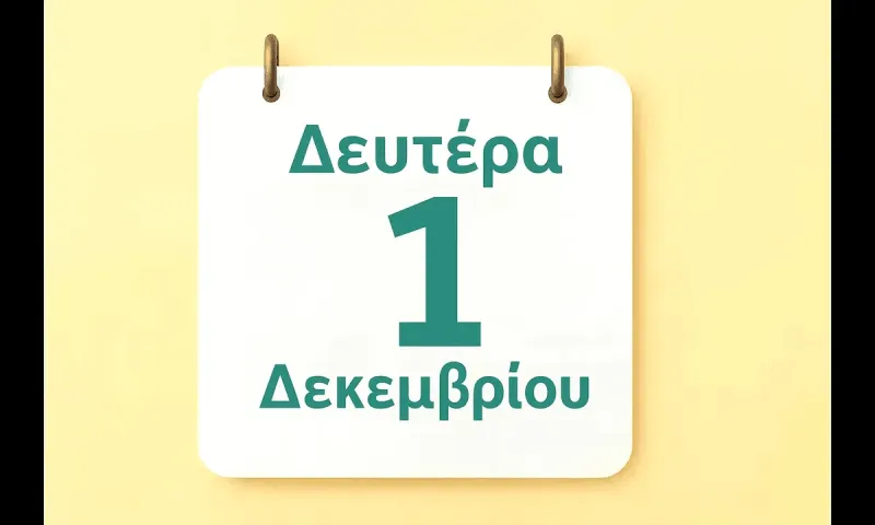 Εορτολόγιο Δευτέρα 1 Δεκεμβρίου: Ποιοί γιορτάζουν σήμερα
