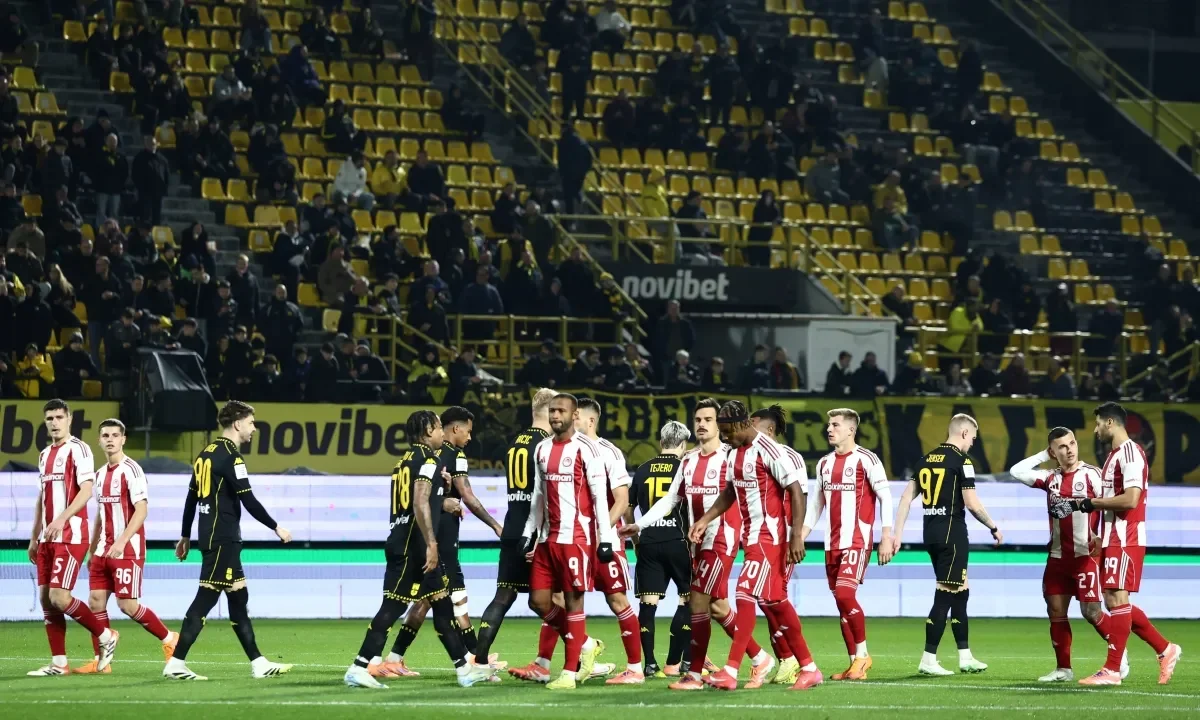 Δεν γέμισε, ούτε καν, το Κλεάνθης Βικελίδης για την αναμέτρηση του Άρη κόντρα στον Ολυμπιακό στη Super League…