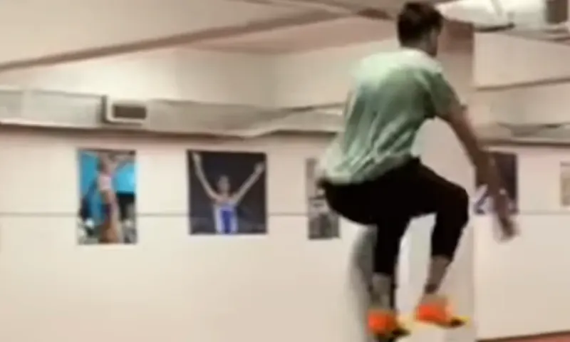 Ελατήριο εχεις στα πόδια; Το viral video που ανέβασε ο Μίλτος Τεντόγλου
