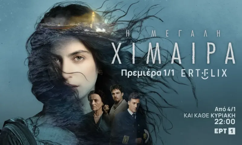 Η σειρά που αλλάζει τα δεδομένα: Η Μεγάλη Χίμαιρα κάνει πρεμιέρα στο ERTFLIX από το πρώτο λεπτό του 2026