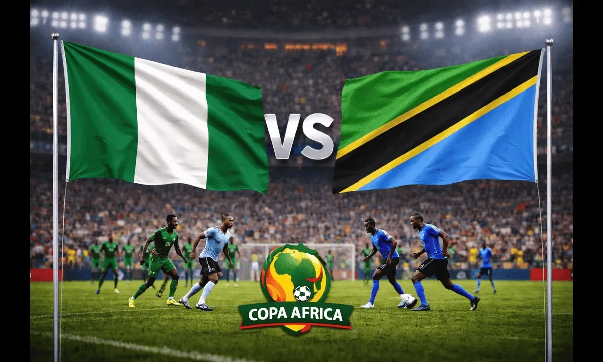 Νιγηρία και Τανζανία κοντράρονται στο Copa Africa, με στόχο τη νίκη, βαθμούς και σημαντικό βήμα πρόκρισης στον όμιλο.