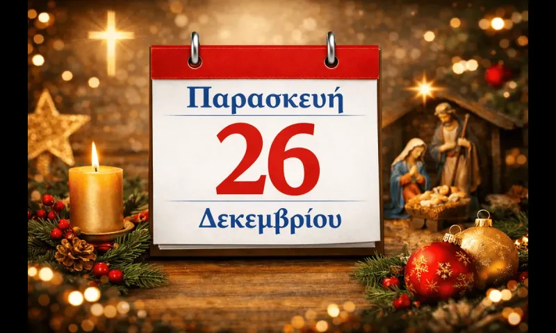 Παρασκευή 26 Δεκεμβρίου: Ποιοι γιορτάζουν σήμερα