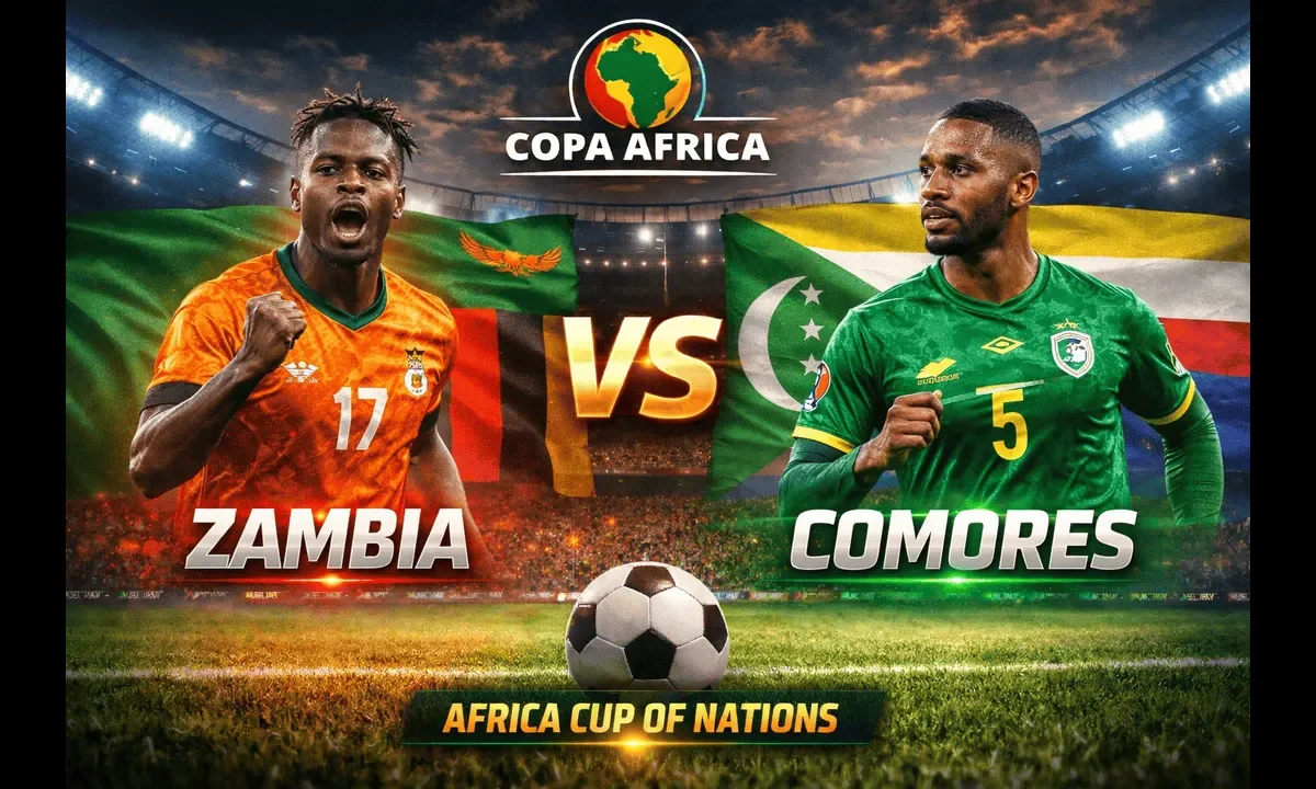 Ζάμπια και Κομόρες παίζουν για το Copa Africa, με στόχο βαθμούς και ένα αποτέλεσμα που μπορεί να τους αλλάξει πορεία.