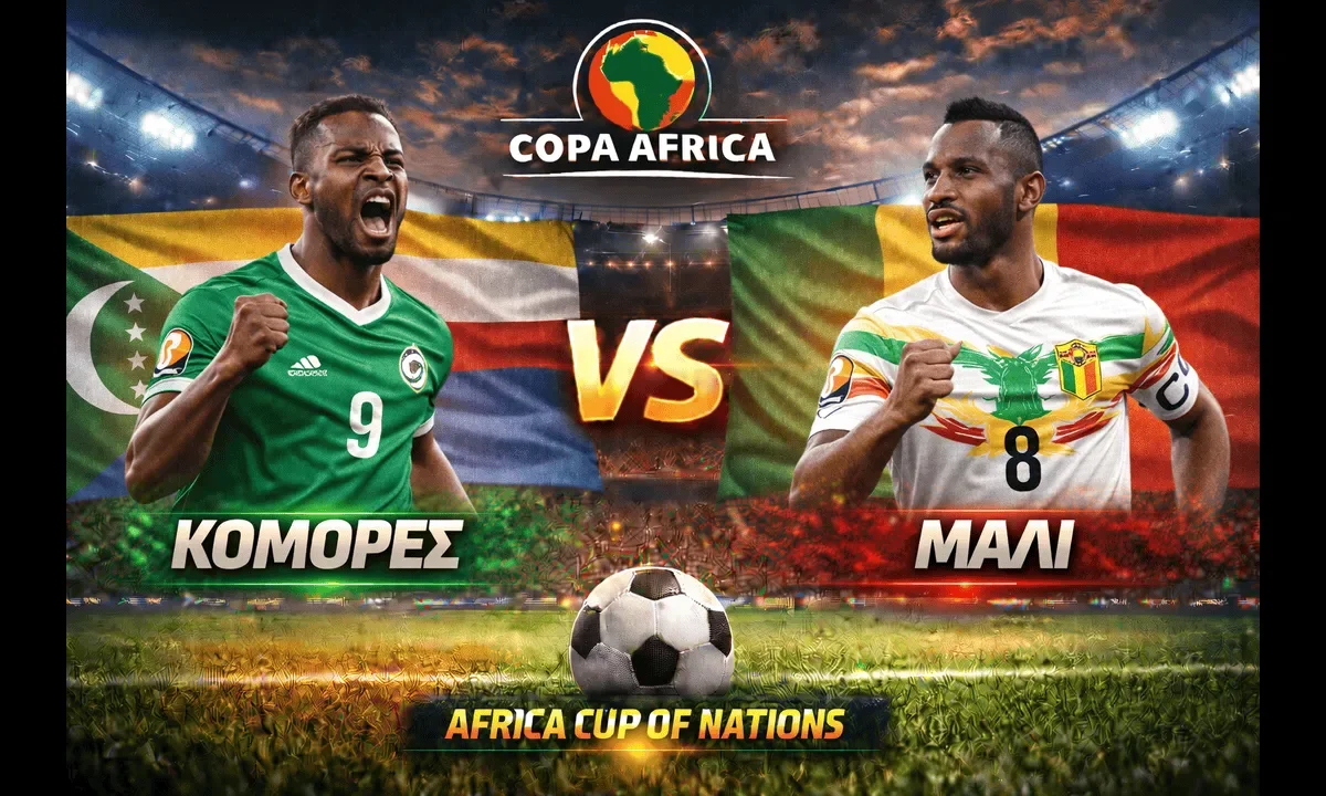 Κομόρες - Μάλι στο Copa Africa, με φόντο βαθμούς και πρόκριση, σε ματς όπου το φαβορί δοκιμάζεται σοβαρά απόψε.