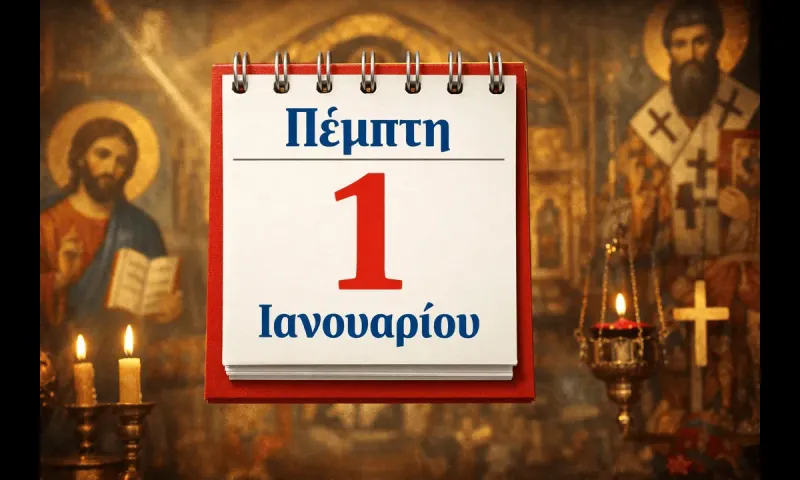 Πέμπτη 1 Ιανουαρίου: Ποιοι γιορτάζουν σήμερα
