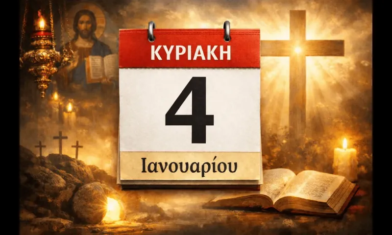 Κυριακή 4 Ιανουαρίου: Ποιοι γιορτάζουν σήμερα