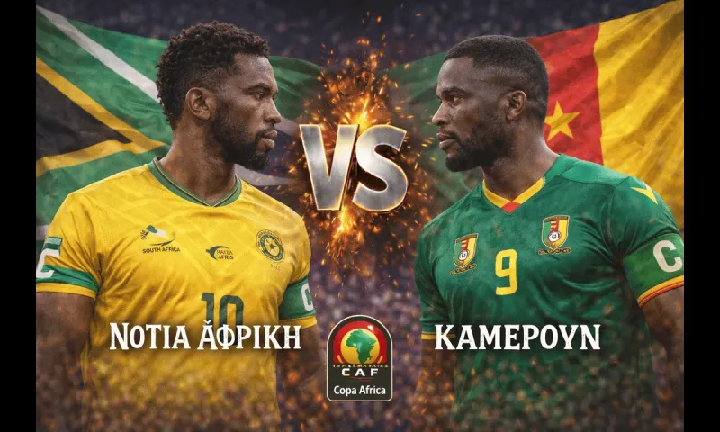Παίζει τώρα: Νότια Αφρική - Καμερούν (4/1/2026) - Link live streamming