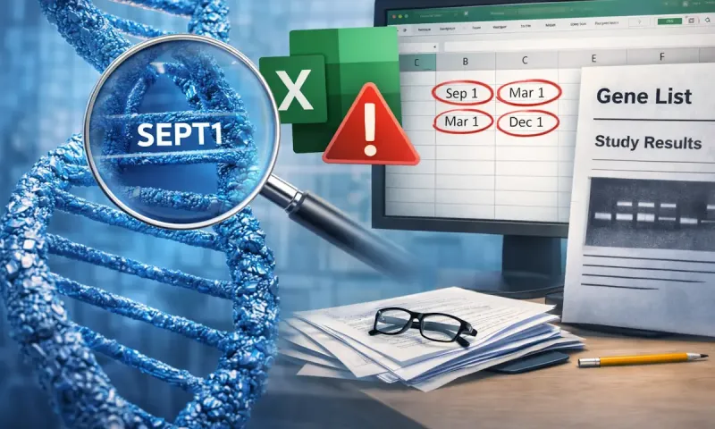Το μπέρδεμα που έγινε με τα γονίδιά μας και το Excel της Microsoft