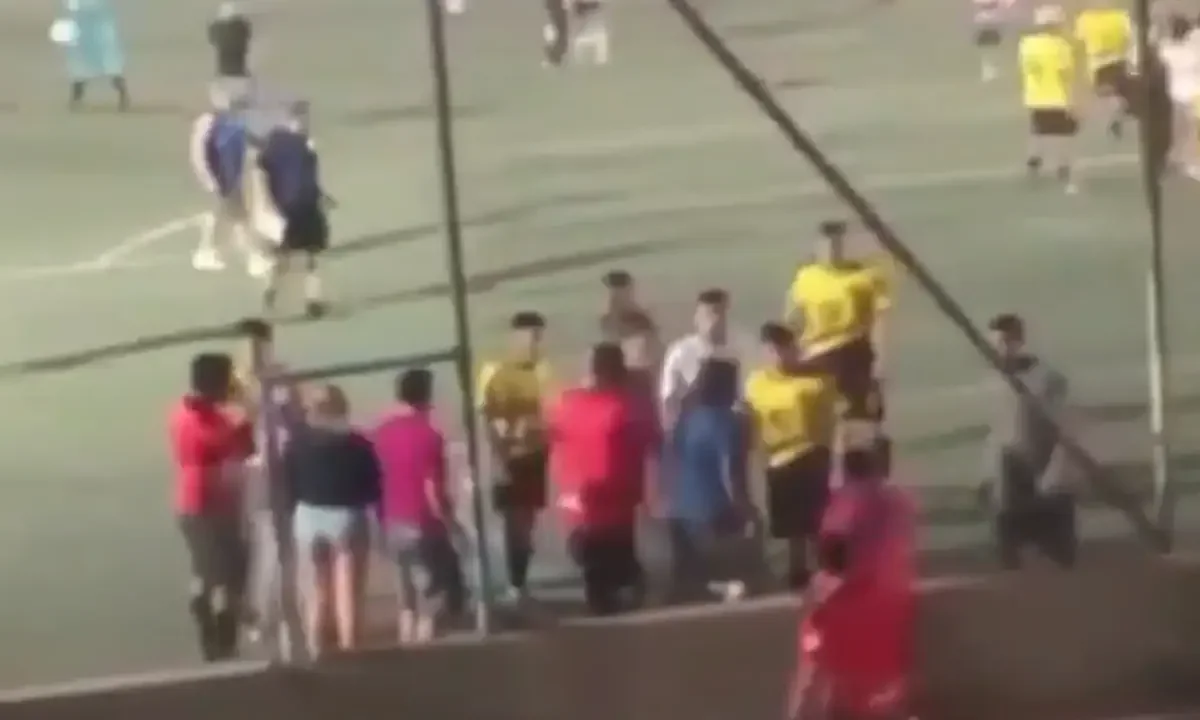 διαιτητής μπουνιά