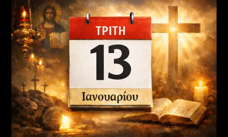 Τρίτη 13 Ιανουαρίου: Ποιοι γιορτάζουν σήμερα