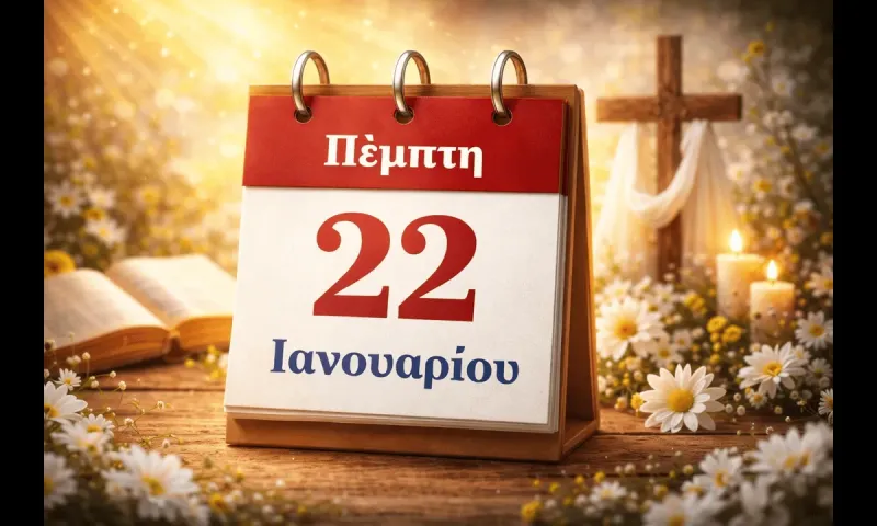 Πέμπτη 22 Ιανουαρίου: Ποιοι γιορτάζουν σήμερα