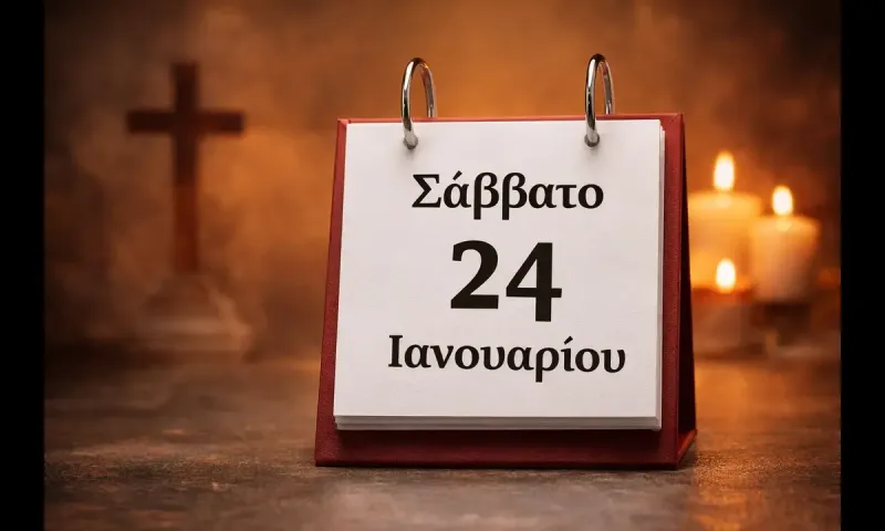 Σάββατο 24 Ιανουαρίου: Ποιοι γιορτάζουν σήμερα