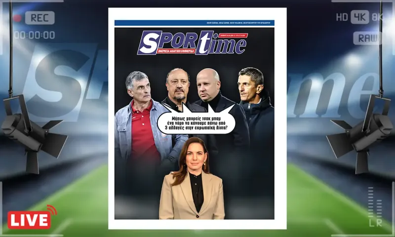 Πρωτοσέλιδο Sportime (24/1): Διάταξη έχει προκαλέσει έντονη πολιτική και δημόσια συζήτηση
