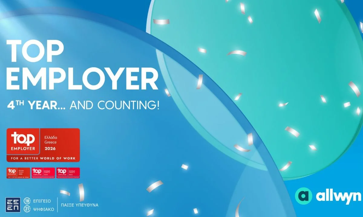 Η πιστοποίηση Top Employer επεκτείνει για τέταρτη συνεχή χρονιά το αποτύπωμα του ΟΠΑΠ μέλος της Allwyn, μεταξύ των κορυφαίων εργοδοτών