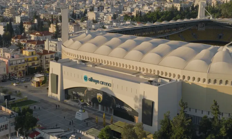 Η Allwyn Arena είναι εδώ! Ολοκληρώθηκε το rebranding στο γήπεδο της ΑΕΚ  