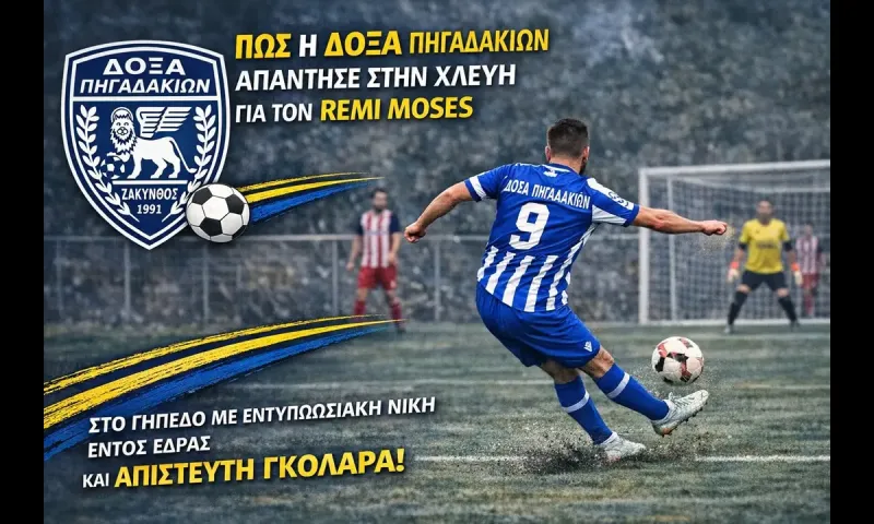 Δόξα Πηγαδακίων: Η απάντηση στην χλεύη για τον Remi Moses δόθηκε στο γήπεδο.. (vid)