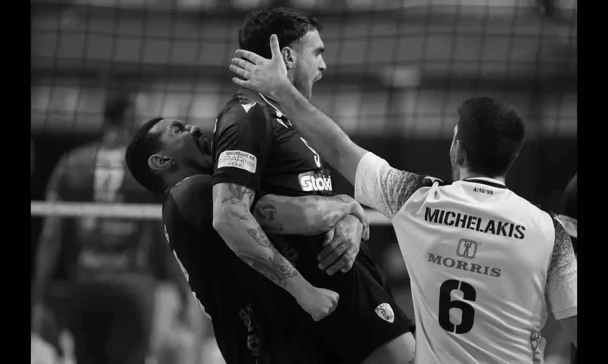 ΠΑΟΚ - Ποντολιάνι σε ευρωπαϊκή μάχη Challenge Cup, με το σερβίς και την υποδοχή να παίζουν καθοριστικό ρόλο στην εξέλιξη.
