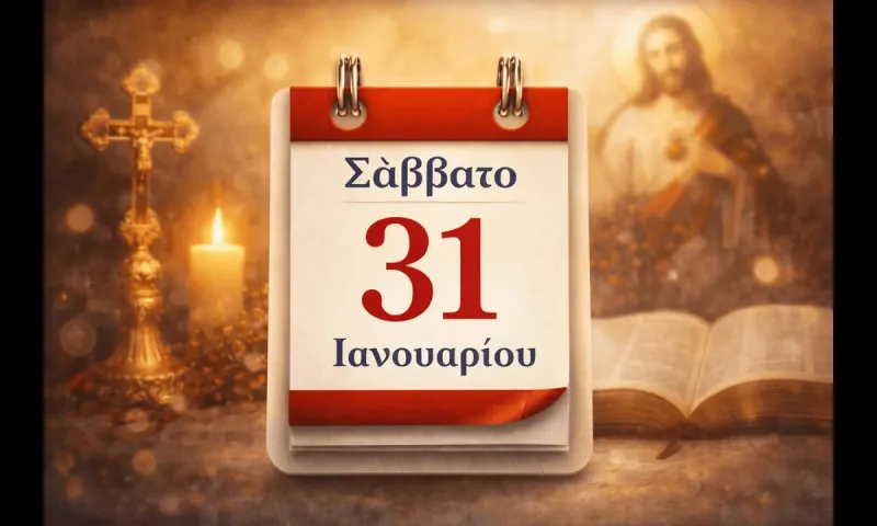 Σάββατο 31 Ιανουαρίου: Ποιοι γιορτάζουν σήμερα