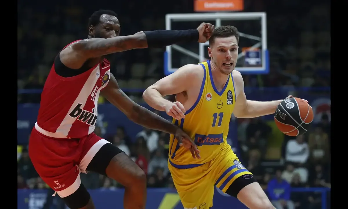 Ολυμπιακός - Περιστέρι για GBL, με ένταση, δυνατές άμυνες, μάχες στα ριμπάουντ και λεπτομέρειες που μπορούν να κρίνουν αποτέλεσμα.