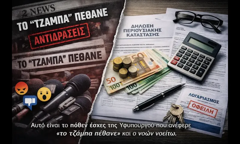 Νέα Δημοκρατία: Αυτό είναι το πόθεν έσχες της πρώην υφυπουργού της έκφρασης "Το τζάμπα πέθανε"