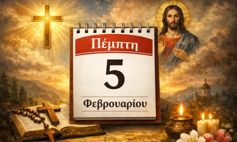Πέμπτη 5 Φεβρουαρίου: Ποιοι γιορτάζουν σήμερα