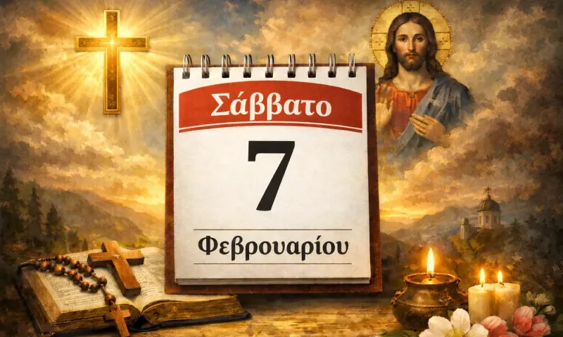 Σάββατο 7 Φεβρουαρίου: Ποιοι γιορτάζουν σήμερα