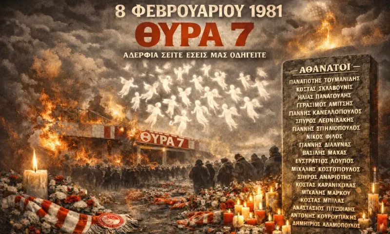 Σαν σήμερα 8 Φεβρουαρίου: Η Θύρα 7 που άλλαξε για πάντα το ελληνικό γήπεδο