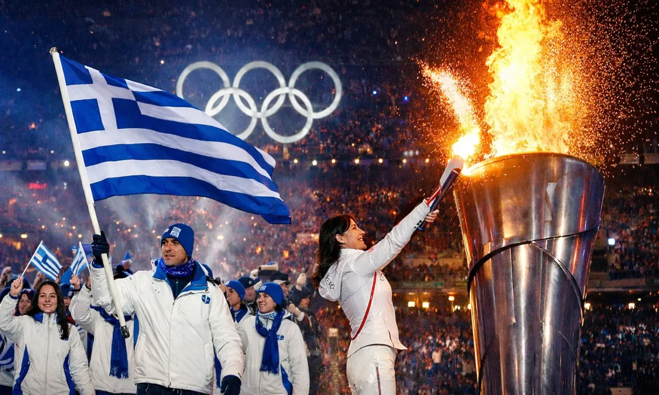 Σαν σήμερα το Τορίνο άνοιξε τους Χειμερινούς Ολυμπιακούς, με την Ελλάδα παρούσα στην παρέλαση και τη φλόγα να δίνει το σύνθημα.