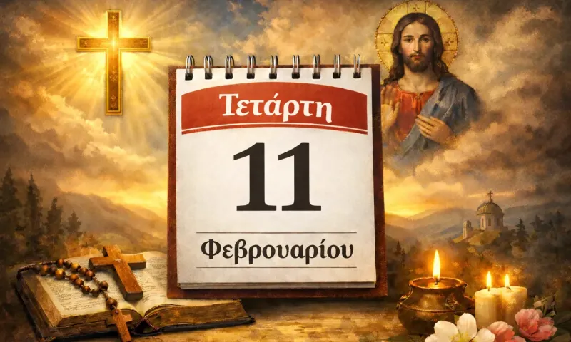 Τετάρτη 11 Φεβρουαρίου: Ποιοι γιορτάζουν σήμερα