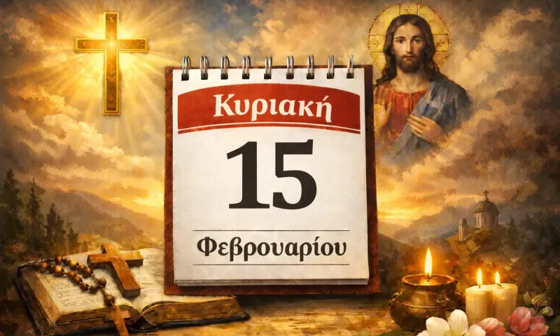 Κυριακή 15 Φεβρουαρίου: Ποιοι γιορτάζουν σήμερα