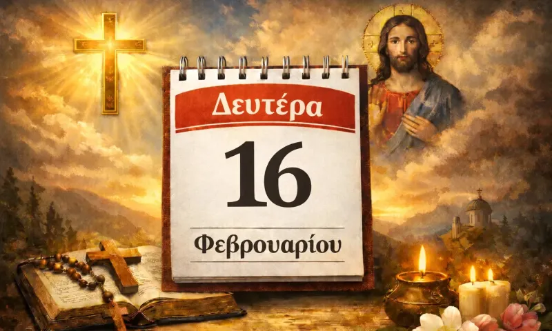 Δευτέρα 16 Φεβρουαρίου: Ποιοι γιορτάζουν σήμερα