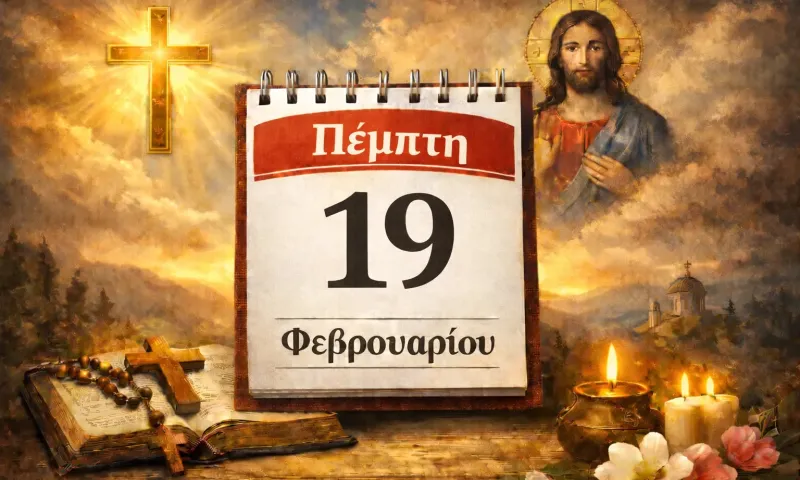 Πέμπτη 19 Φεβρουαρίου: Ποιοι γιορτάζουν σήμερα