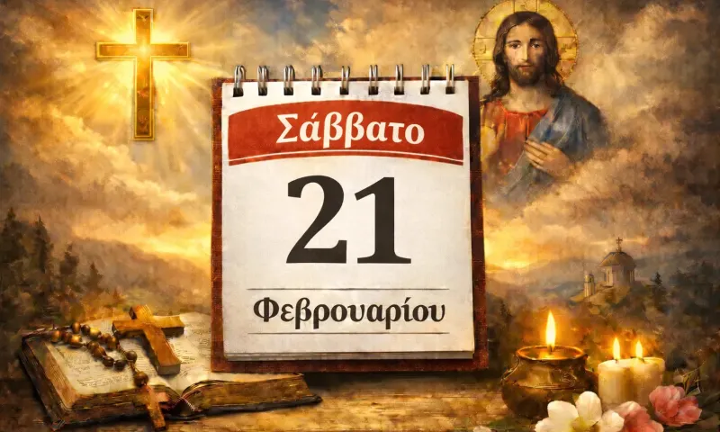 Σάββατο 21 Φεβρουαρίου: Ποιοι γιορτάζουν σήμερα