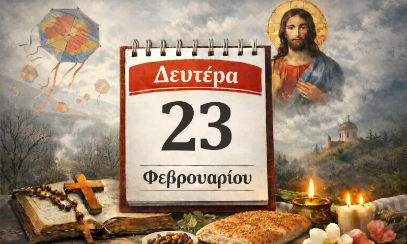 Δευτέρα 23 Φεβρουαρίου: Ποιοι γιορτάζουν σήμερα